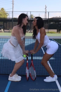 I love this sport get to watch balls swing and hit back and forth