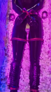 Double the fun under the tree this latex doll brought a sissy friend part 1