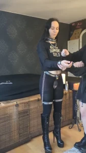 I played being a doll and princess-punk played around with my bondage