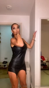 Available for video calls wearing latex