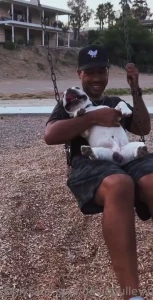 Hanging with my pup bolt