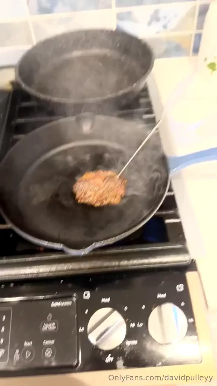 Definitely guy things cooking fancy meals on paper plates haha but pan 