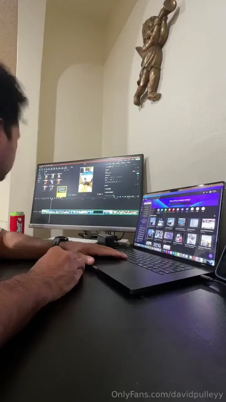 Behind the scenes on doing some editing content creation work in the 