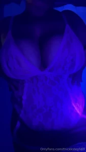 Happy hump day i m loving this blacklight with my new lingerie set