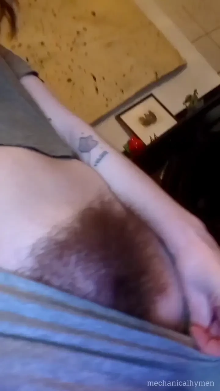 Here s a hairy bush strip tease to start your morning out right come 