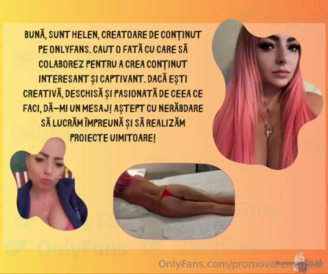 Bun sunt helen creatoare de con inut pe onlyfans caut o fat cu care s 