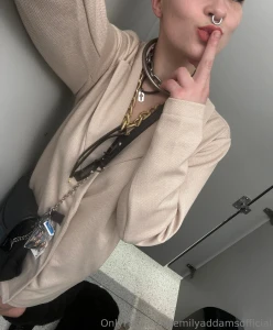 Quick tease what s under that coat