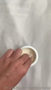 Today i moisturized my buttcheeks and i touched myself a little bit