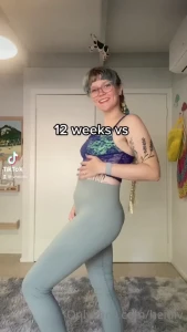Pregnant naughty tiktok transitions part 1
