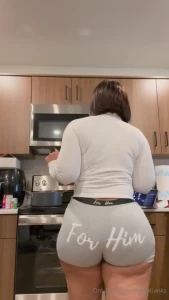 robynbanks - Just around the house cooking for him 