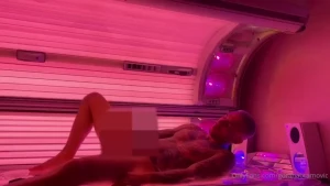 Ero nel soluriam della mia amica dato che ero da solo ne ho