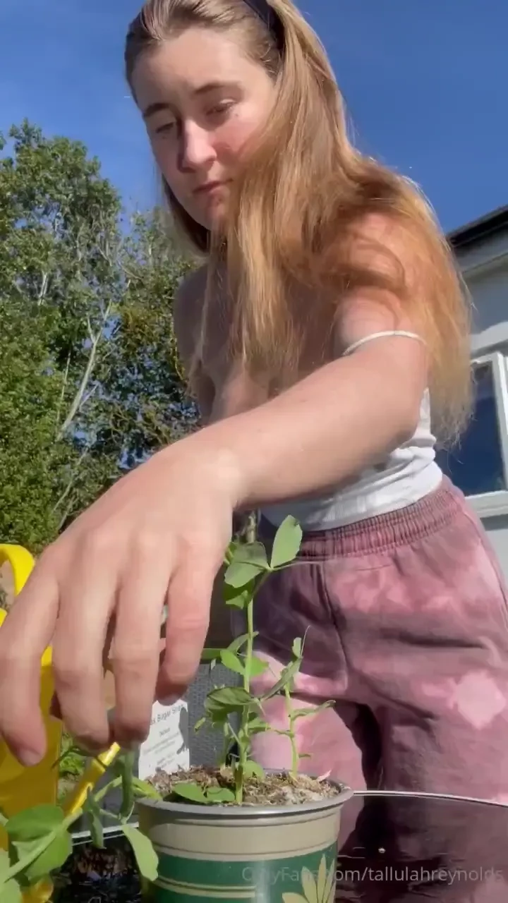 Homesteading task 1 watering my plant babies 