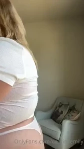 Trying on some of my denim shorts but they barely fit anymore time to