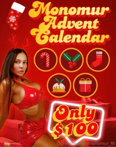 My christmas advent calendar i ll be your sexy santa claus delight you