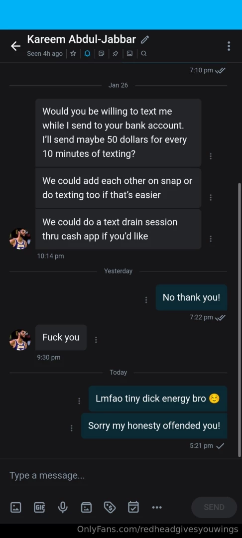 Don t be like this person it s not gonna get you anywhere in life 