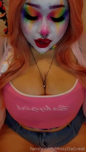 Come give them a squeeze put my nipples in your mouth you can even