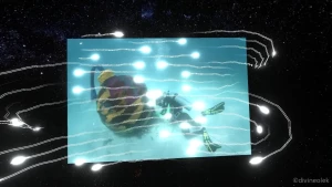 Full moon circle last night