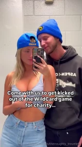 We did something naughty at the wildcard game 25 of the earnings from