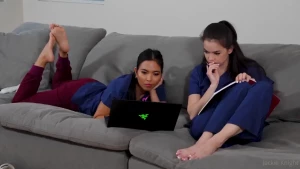 Threesome with asian med students angelinamoonofficial jadakai