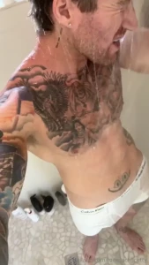 Should i keep showering with my boxers on or take them off