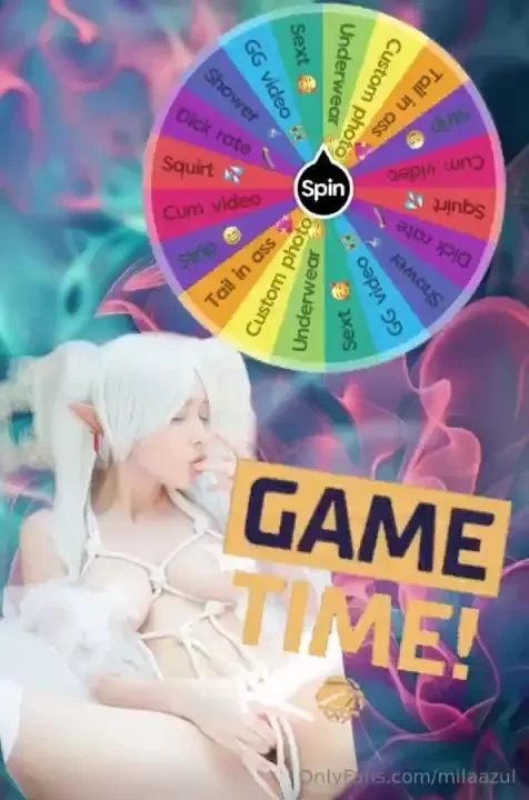 May- spin the wheel my love spin the wheel for some prizes and there 