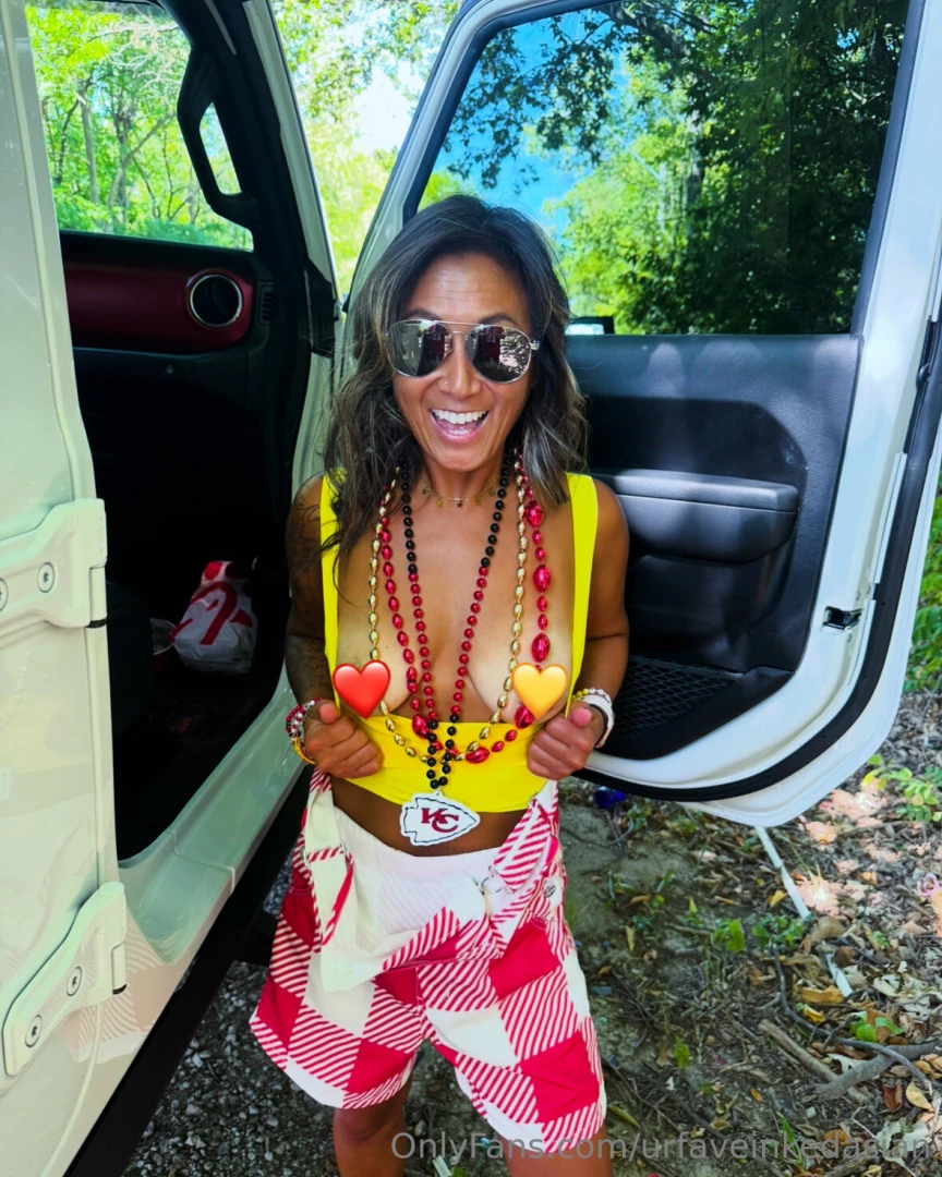 Chiefs szn who are you routing for baby toplesstailgate kcgonewild 