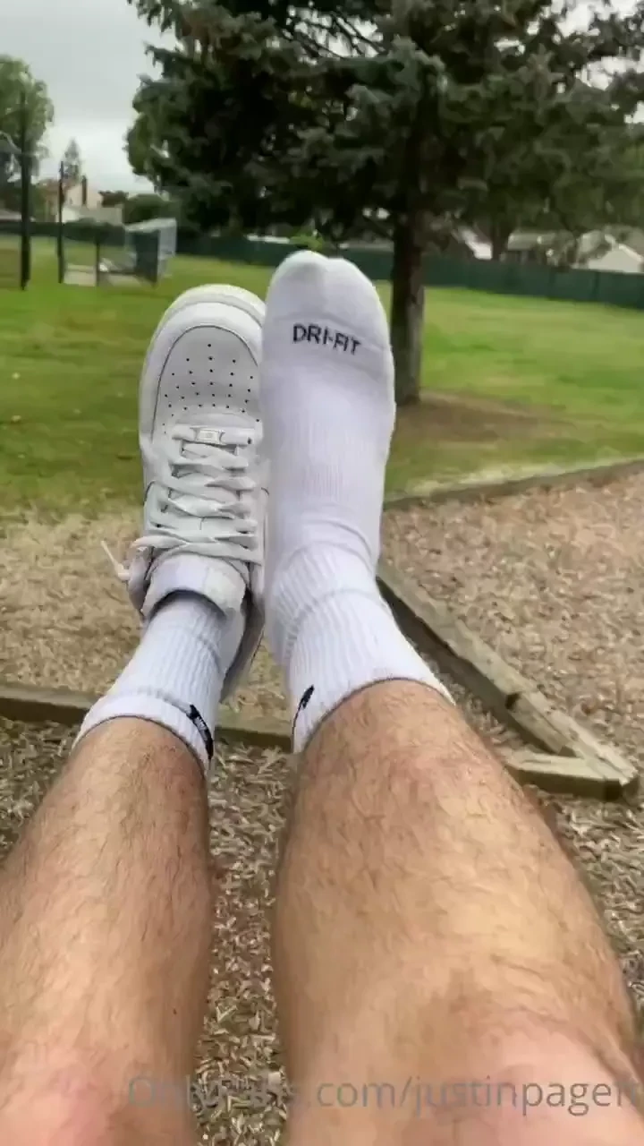 Here s some awesome sexy sneaker-play at the park don t get dizzy 