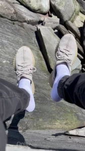 Oops looks like i lost a shoe the smell was everywhere though these