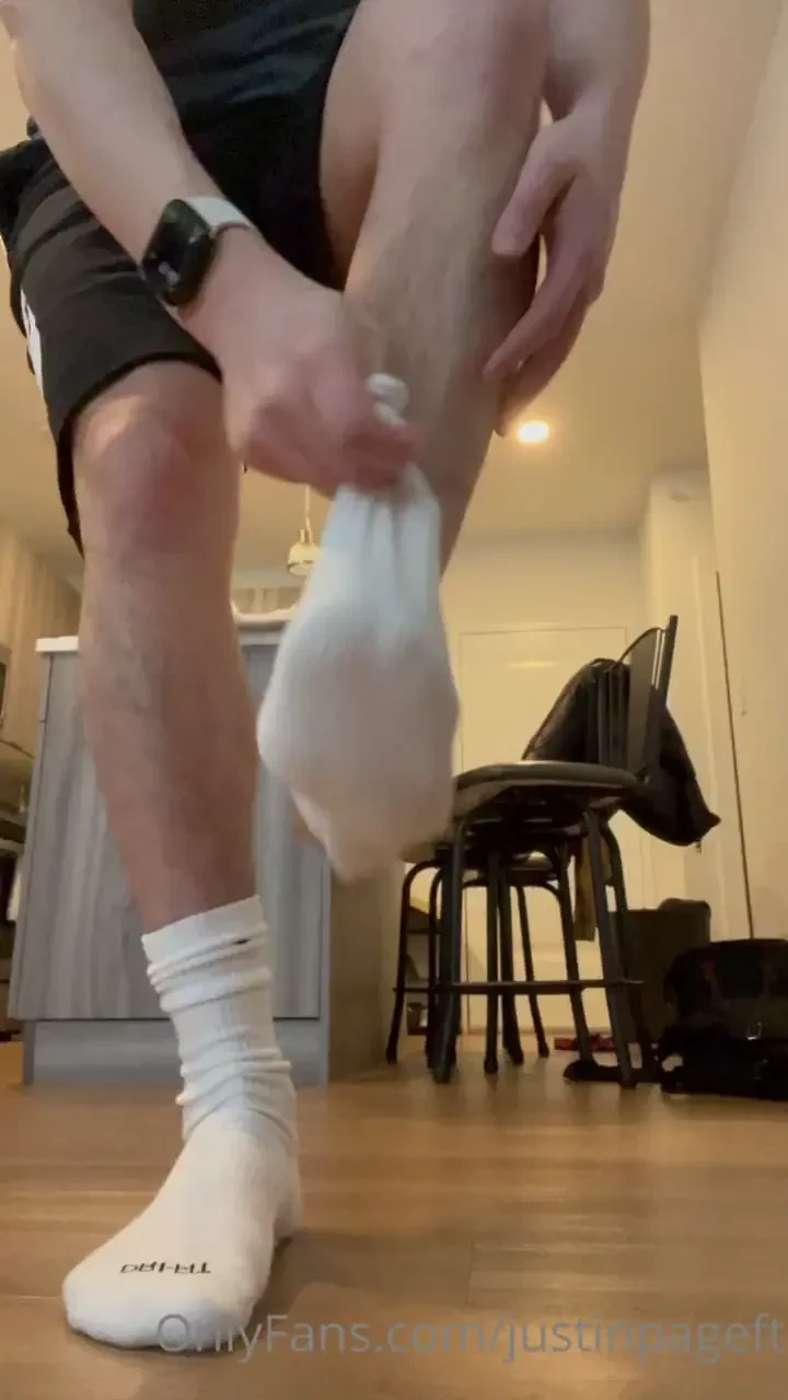 Some rainy day sock strip action 