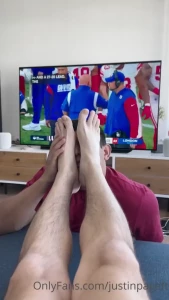 My friend couldn t resist these perfect soles maybe i ll smother his