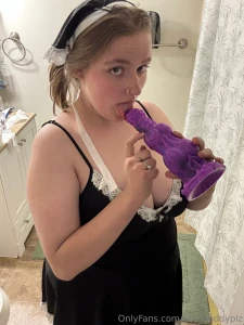 5 photo shoot and test trial on my new creature cock part 1