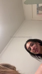 Aujourd hui j ai shoot pour une production avec ma super copine l na part 1