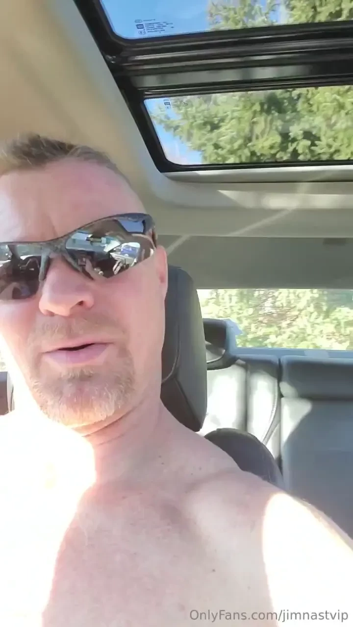 Daddy in his new ride heading home to shower then dinner then a get 