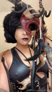 She is a dark queen