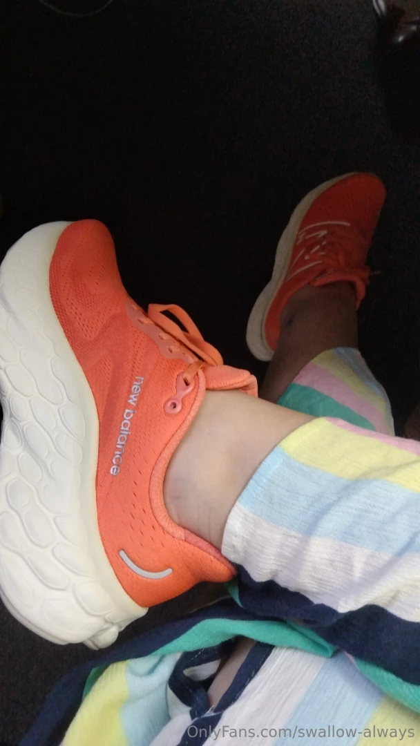 When you get new running shoes and literally can t wait to put them on 