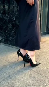 I have a thing for red heels there s something about the boldness of
