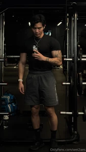 Working on my gains both in the gym and in your heart