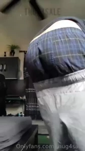 A loud ass morning fart blown through my sag followed by some smelly