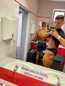 Glutes and bathroom check-in
