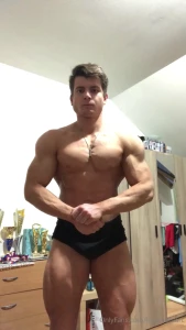 Shredded posing few weeks after my last contest part 1