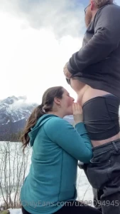 Fucking with a view the view was beautiful and we just couldn t help