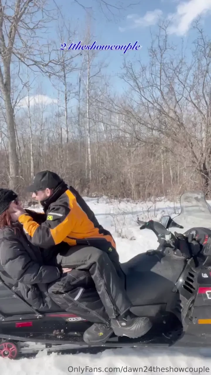 Sir wanted to go for a snowmobile ride which i enjoy but once we got 