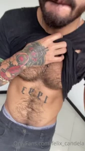 Hairylazy hairychest hairybear gayman gaymen gayboy gaylatino tattooed