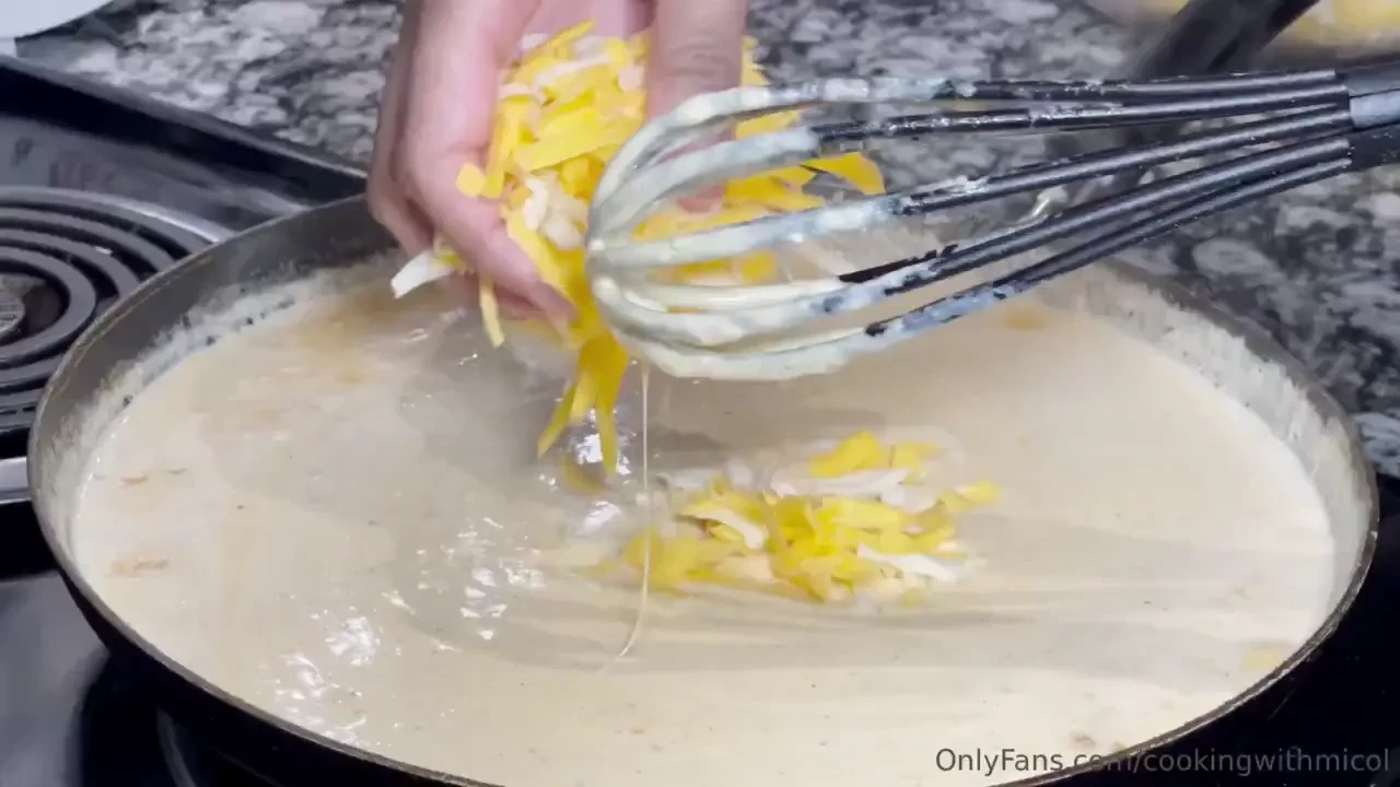 Creamy and cheesy goodness do you know now 