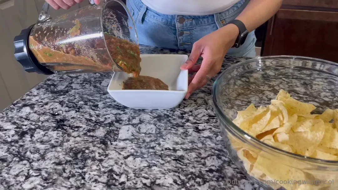 Fresh-made salsa a delightful concoction that salsa-dips straight into 