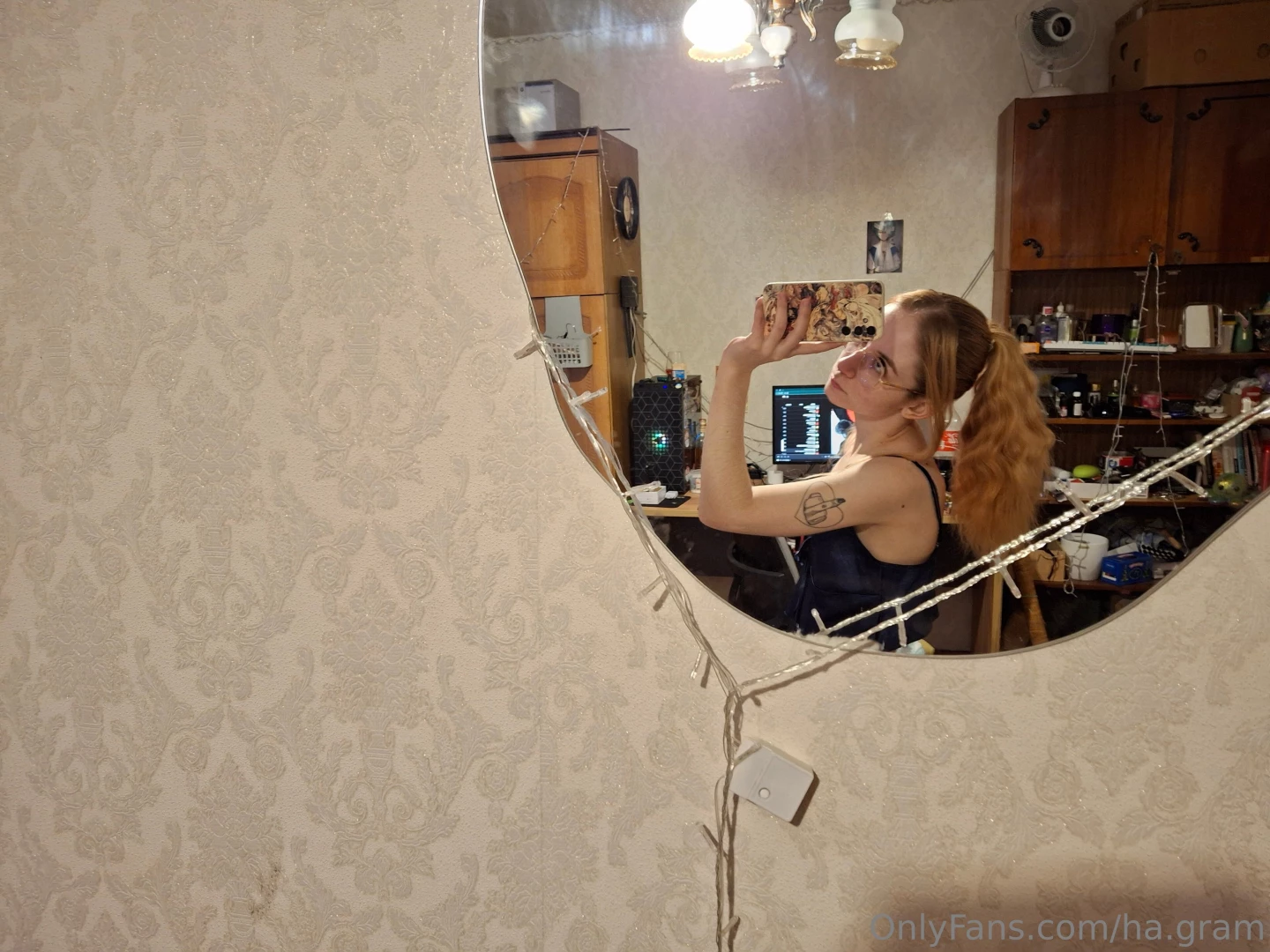 I did my beautiful hair and put on new pajamas and captured it in the part 4 