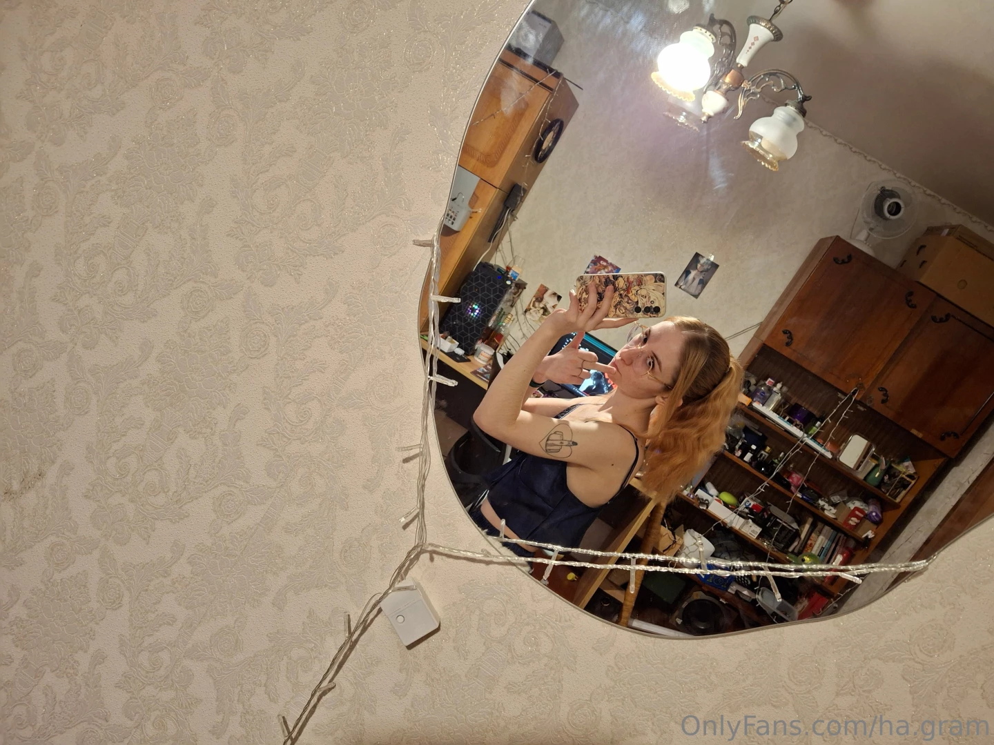 I did my beautiful hair and put on new pajamas and captured it in the part 3 