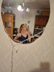 I did my beautiful hair and put on new pajamas and captured it in the part 8