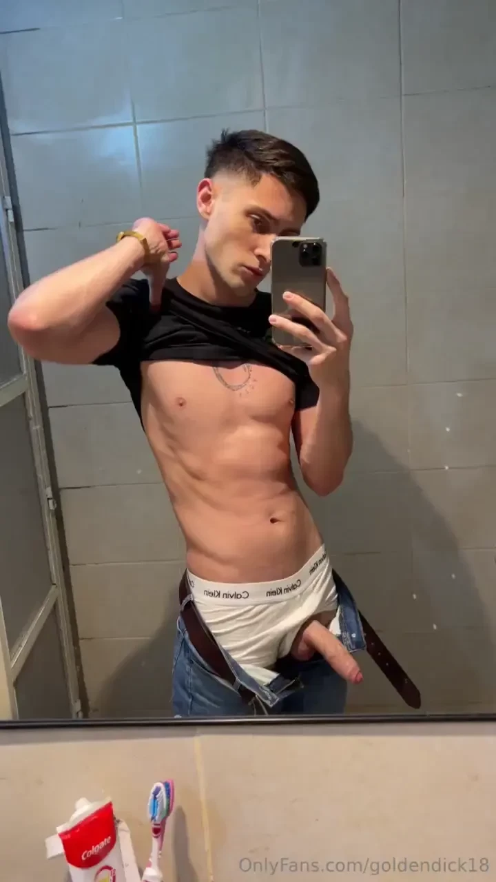 It s time to say hi to my dick he also likes feeling your hot kisses 