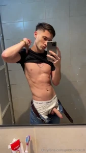 It s time to say hi to my dick he also likes feeling your hot kisses